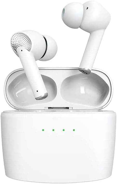 in Ear Bluetooth Earbuds Active Noise Cancelling Ear Buds, IPX5 Waterproof Wireless Earphones with Mic, Type-C USB Rechargeable Bluetooth Headphones with Charging Case for Home Travel Gym Office TV