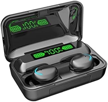 2023 New Sport Wireless5.3 Bluetooth Earbuds for Wireless Earphone Waterproof, Black Wireless Headset, Built-in Microphone and Charging Box