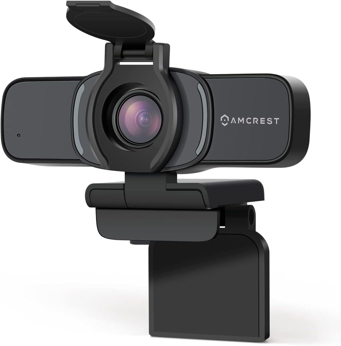Amcrest 1080P Webcam with Microphone & Privacy Cover, Web Cam USB Camera, Computer HD Streaming Webcam for PC Desktop & Laptop w/Mic, Wide Angle Lens, Superior Low Light (REP-AWC201-B) (Renewed)