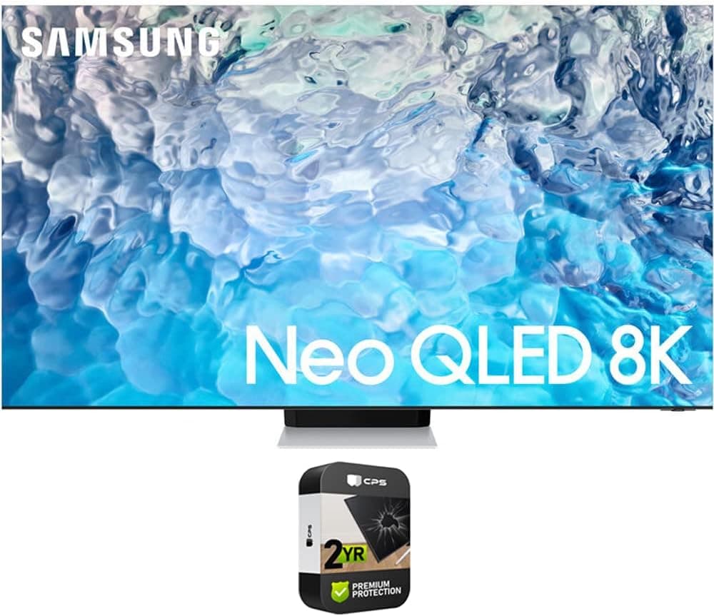 SAMSUNG QN75QN900BFXZA 75 Inch Neo QLED 8K Smart TV 2022 (Renewed) Bundle with 2 YR CPS Enhanced Protection Pack