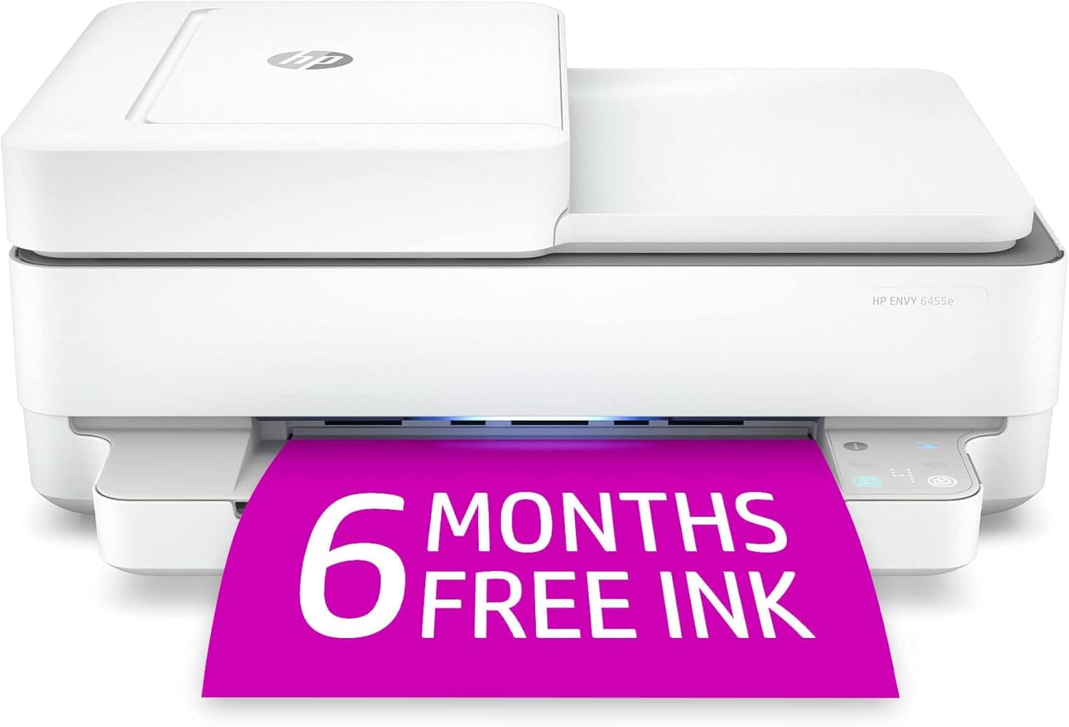 HP Envy 6455e Wireless Color All-in-One Printer with 6 Months Free Ink (223R1A) (Renewed Premium)
