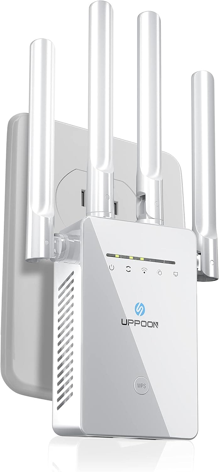 2023 WiFi Extender WiFi Booster, Cover up to 9800 sq.ft & 50 Devices WiFi Range Extenders Signal Booster for Home, Wireless Internet Signal Amplifier with Ethernet Port, Wi Fi Repeater Easy Setup.