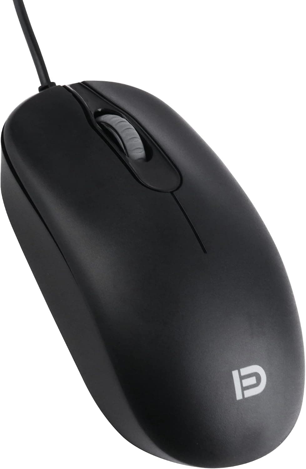 SGIN Computer Mouse 2 Adjustable DPI Mode, USB Wired Mouse with Slim Quiet Design for Notebook, Laptop, PC, Silent USB Computer Mouse, Left Handed Mouse with Smooth Scrolling, Black