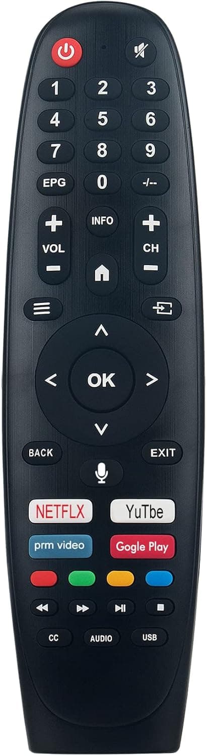 Voice Replacement Remote Control Applicable for Caixun Smart Android TV EC40V2FA EC32V2HA
