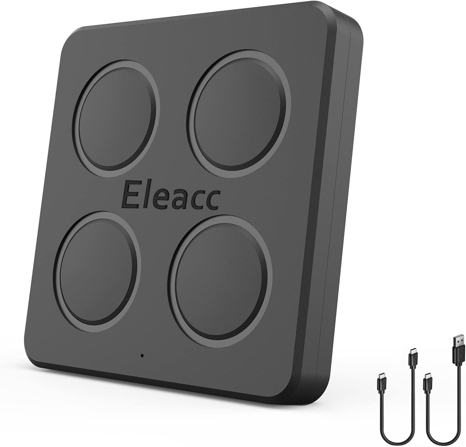 Eleacc Wireless Carplay Adapter 2023 Newest 5G Chip Box for iPhone, 5.8GHz WiFi Bluetooth Auto Connect No Delay Online Update, USB/Type C 2 Cables, U2-Pr Fastest Apple Car Play Dongle