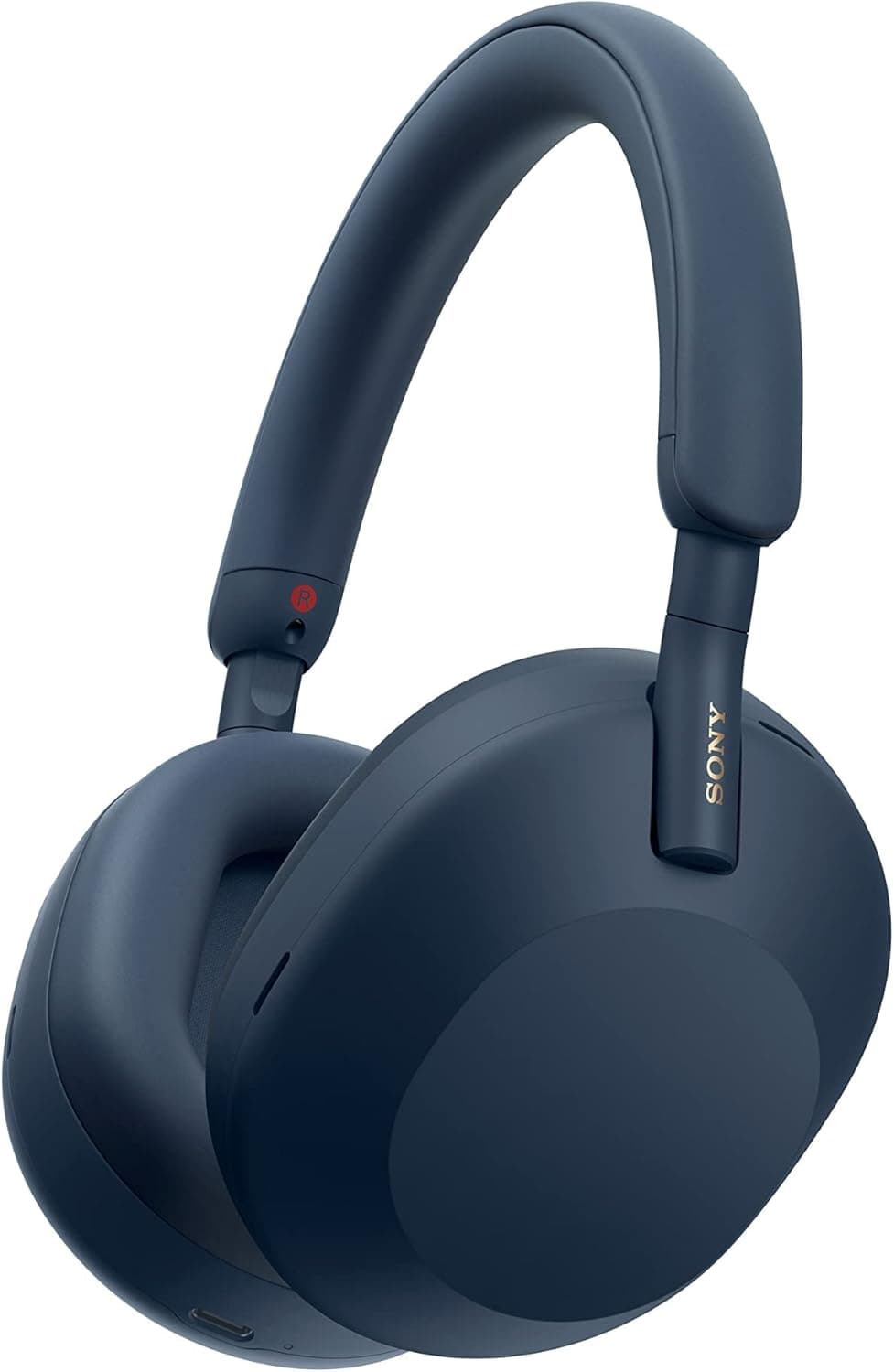 Sony WH-1000XM5 Wireless Industry Leading Headphones with Auto Noise Canceling Optimizer, Crystal Clear Hands-Free Calling, and Alexa Voice Control, Midnight Blue WH1000XM5