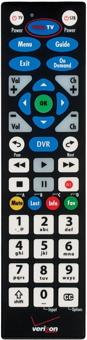 Replacement P283 Big Button Remote Control Compatible with Verizon Fios (Renewed)