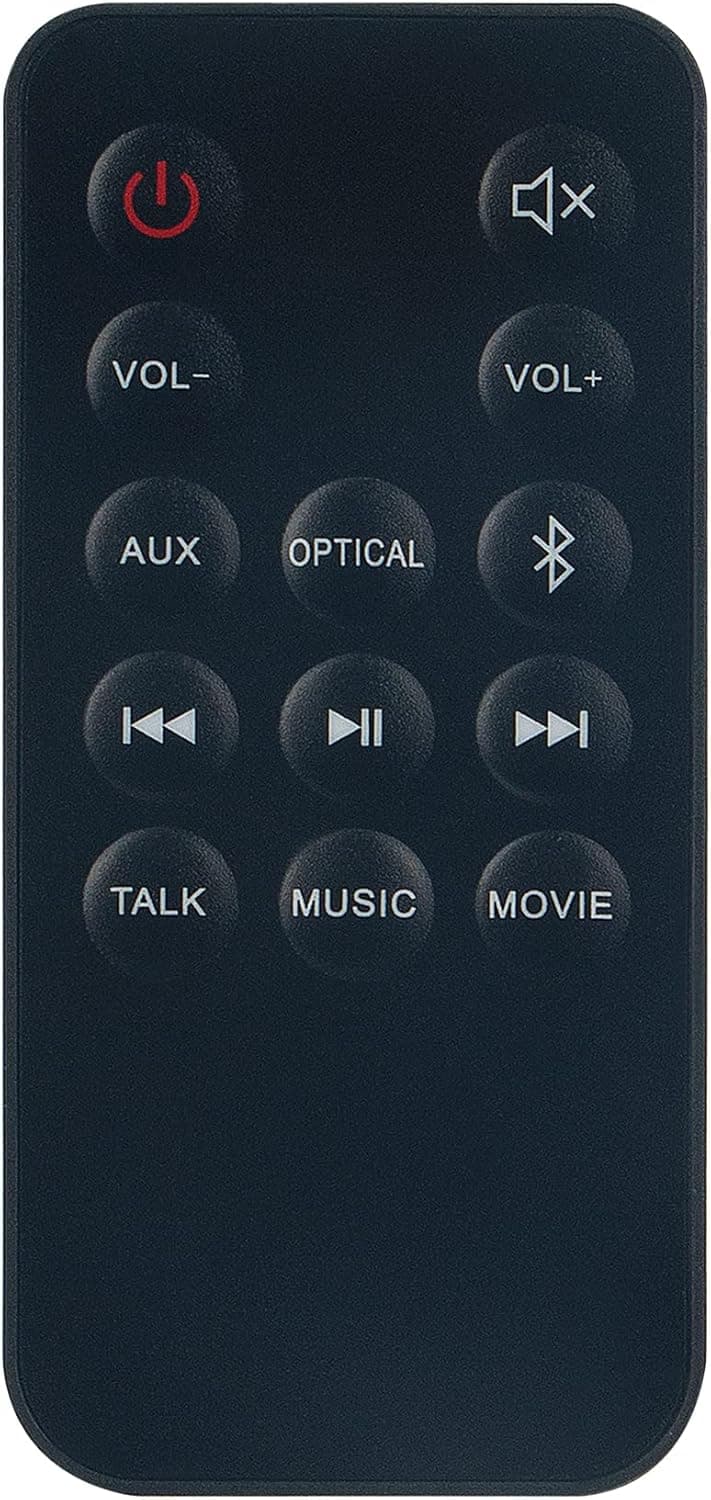 Replacement Remote Control Applicable for Onn Soundbar 100004120 ONA18SB001 ONA19SB003 Sound Bar Speaker System