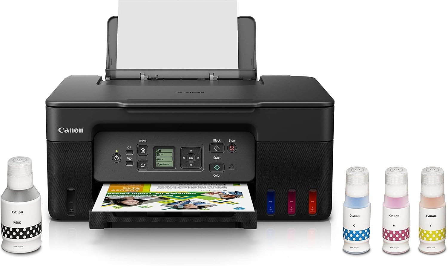 Canon PIXMA G3270 - Wireless MegaTank All-in-One Printer, Black