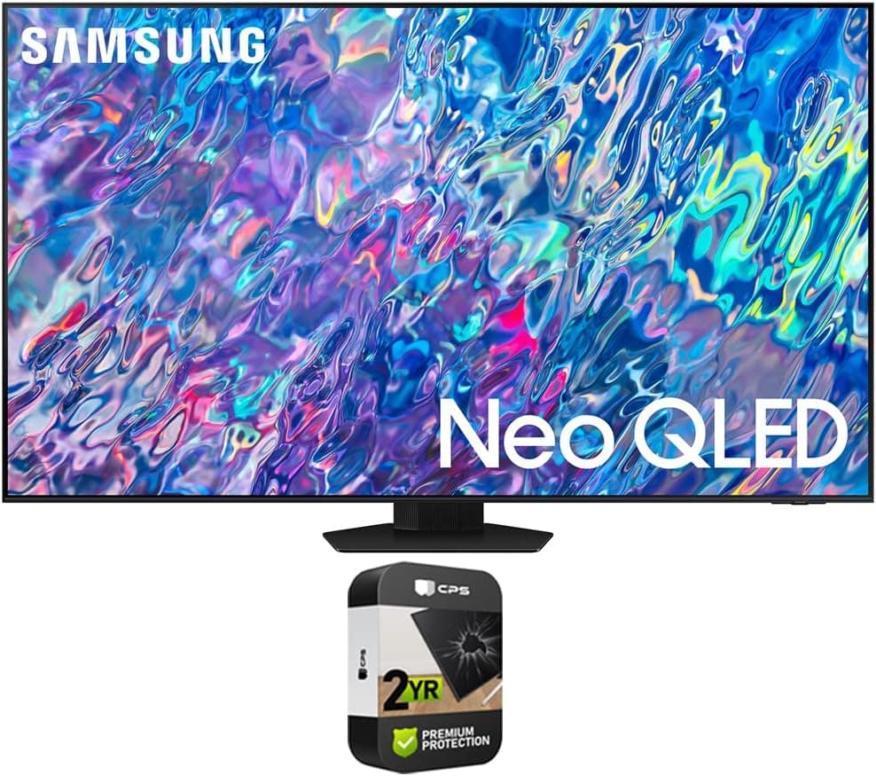 SAMSUNG QN75QN85BAFXZA 75 inch Neo QLED 4K Mini LED Quantum HDR Smart TV 2022 (Renewed) Bundle with 2 YR CPS Enhanced Protection Pack