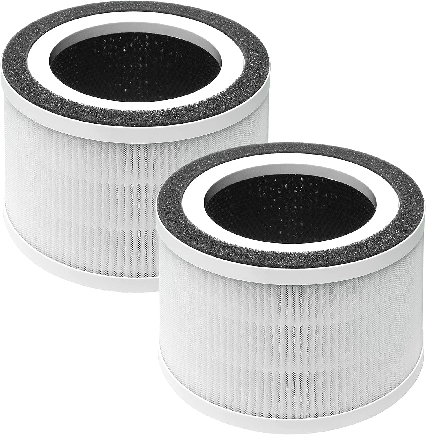 2-Pack True HEPA Filter Replacement Compatible with MOOKA Allo and Honati Air Purifier, 3-in-1 Pre-Filter, H13 True HEPA and Activated Carbon Filter
