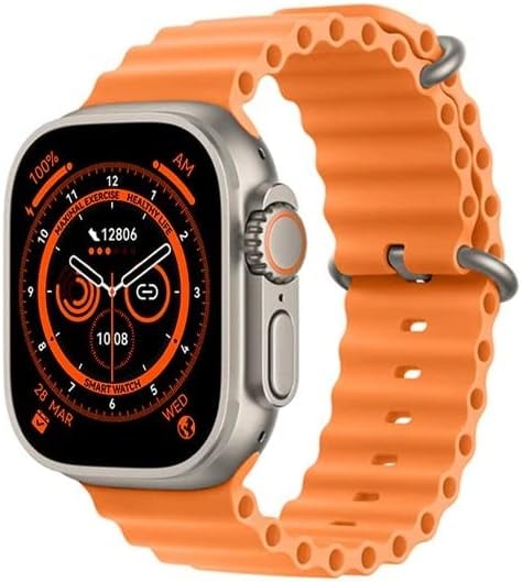 Smart Watch for Men Women, Activity Fitness Tracker Blood Oxygen Heart Rate Sleep Monitor Pedometer,1.8 DIY Full Touch Screen with 18 Sport Modes, Magnetic Wireless Charging
