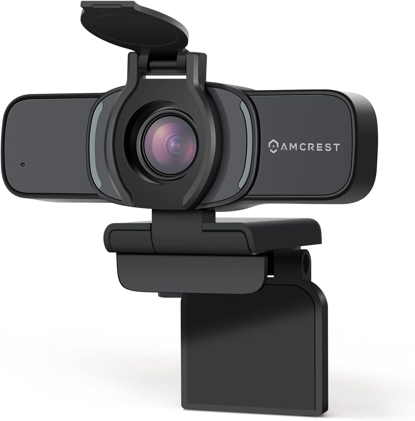 Amcrest 1080P Webcam with Microphone & Privacy Cover, Web Cam USB Camera, Computer HD Streaming Webcam for PC Desktop & Laptop w/Mic, Wide Angle Lens, Superior Low Light (REP-AWC201-B) (Renewed)
