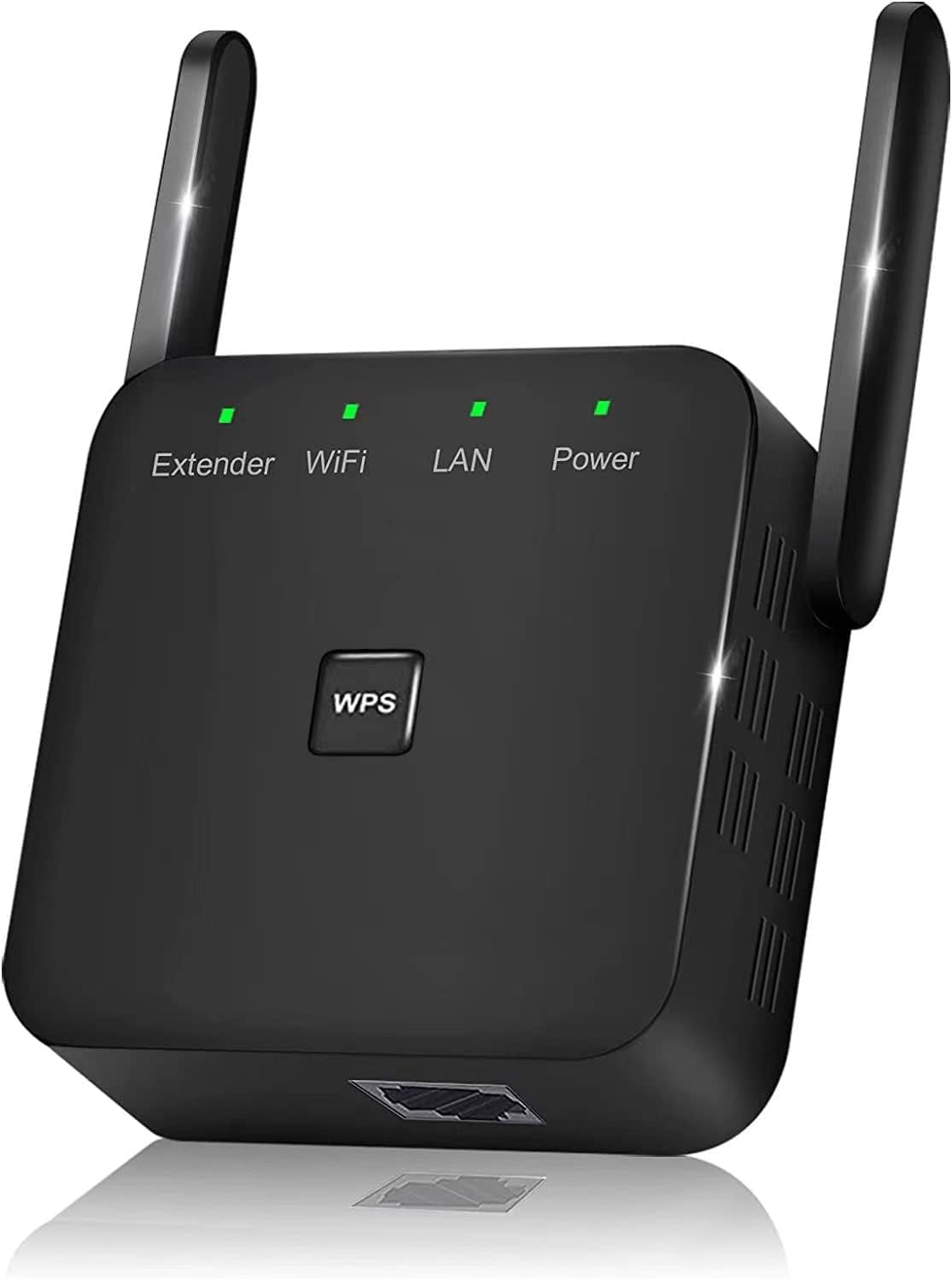 2023 Newest WiFi Extender/Repeater,Covers Up to 9860 Sq.ft and 60 Devices, Internet Booster - with Ethernet Port, Quick Setup, Home Wireless Signal Booster
