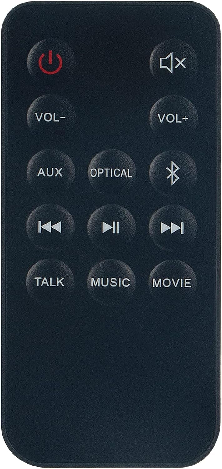 Replacement Remote Control Applicable for Onn Soundbar 100004120 ONA18SB001 ONA19SB003 Sound Bar Speaker System